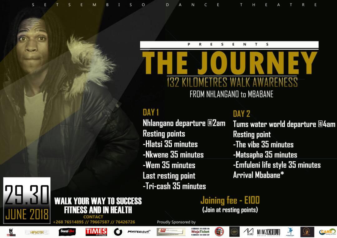 The Journey 132Km Walk Awareness Pic